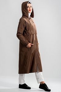 Trend Tesettür Yağmurluk/Trendkot/Rüzgarlık 2024/2025 Sonbahar-Kış Sezonu ürün fotoğrafı
