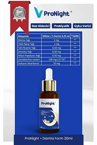 Pronight Baby Bitkisel Bebek Çocuklar Için Probiyotik Içeren Gaz Ve Uyku Damlası Damla 20 ml ürün fotoğrafı