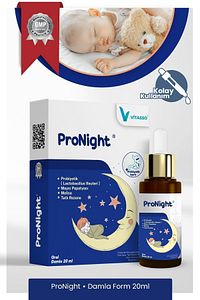 Pronight Baby Bitkisel Bebek Çocuklar Için Probiyotik Içeren Gaz Ve Uyku Damlası Damla 20 ml ürün fotoğrafı