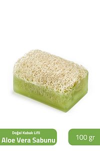 Doğal Kabak Lifli Aloe Vera Sabunu ürün fotoğrafı