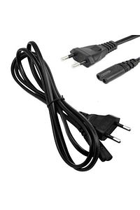 Power Güç Kablosu Tv-radyo -notebook Adaptör 2 Pin Teyip Fişi ürün fotoğrafı