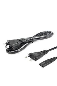 Power Güç Kablosu Tv-radyo -notebook Adaptör 2 Pin Teyip Fişi ürün fotoğrafı