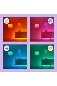 60W Renkli Ambiyans E27 Akıllı Ampul (A60) Matter, Google Home, Alexa Uyumlu ürün fotoğrafı