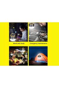 G-300w Kamp Lambası Solar Güneş Enerjili Ampül 26smd Led Şarjlı El Feneri Powerbank 5 Mod ürün fotoğrafı