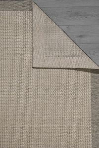 Konfor Sisalux 3091 Bej Jüt Tabanlı Modern Dokuma Kilim Sisal Hasır Halı ürün fotoğrafı