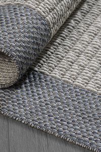 Konfor Sisalux 3092 Gri Jüt Tabanlı Modern Dokuma Kilim Sisal Hasır Halı ürün fotoğrafı