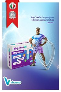 Magnezyum Magthreeon 60 Kapsül Magnezyum B6-b12-c-d3-k2 Vitamin Ve Mineral Gıda Takviyesi ürün fotoğrafı