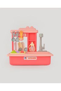 Pembe Interaktif Lavabo Seti ürün fotoğrafı