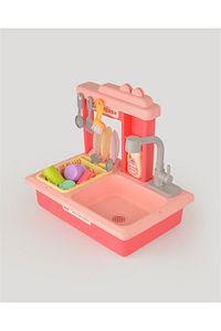 Pembe Interaktif Lavabo Seti ürün fotoğrafı