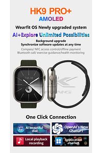 Watch 9 Hk9 Pro Max Plus Son Sürüm Gen4 Yapay Zeka Destekli Sahtesi Çıkmış Dikkat Edin! ürün fotoğrafı