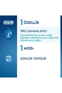 Oral B Vitality D150 Şarj Edilebilir Fırça Cross Action 1 Yedek Başlık ürün fotoğrafı