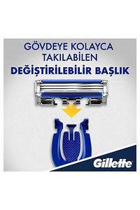 Blue3 Sensor Hybrid Tıraş Makinesi + Yedek Tıraş Bıçağı 9'lu ürün fotoğrafı