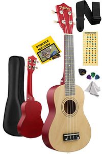 Ukx-233nt Naturel Concert Ukulele (ASKI ÇANTA METOD PENA) ürün fotoğrafı