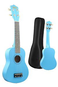 Ukx-233bl Mavi Concert Ukulele (ASKI ÇANTA METOD PENA) ürün fotoğrafı
