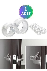 1 Adet Plastik Kapı Kolu Stoperi Kapı Kolu Tamponu 1 Adet ürün fotoğrafı