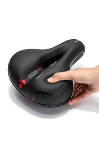 Bisiklet Sele Airzone Hava Kanallı Elastomer Yaylı Soft Doku A Kalite Bisiklet Selesi ürün fotoğrafı