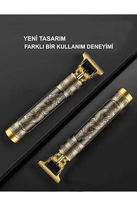 Emtu Life T-bıçak Şarjlı Saç Sakal Ense Vücut Traş Makinesi ürün fotoğrafı