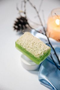 Doğal Kabak Lifli Aloe Vera Sabunu ürün fotoğrafı