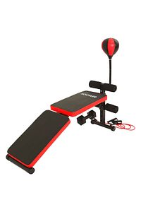 Gym Bench Fitness Ağırlık Sehpası - Katlanabilir Mekik Aleti ve Boks Topu - Tüm Vücut Egzersiz Aleti ürün fotoğrafı