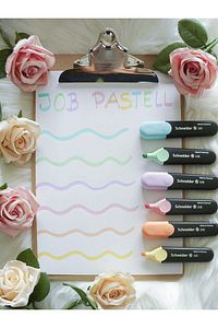Job 150 Pastel Fosforlu Kalem 6'lı Set ürün fotoğrafı