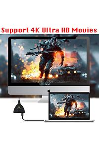 2151 4k Hdmi Switch Çoklayıcı Çoğaltıcı 3 Port Ultra Hd ürün fotoğrafı
