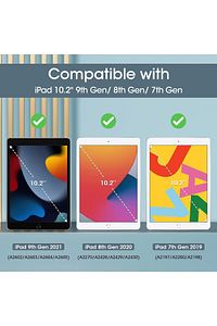 İpad 7. 8. 9. Nesil 10.2" Kılıf Smart Case Standlı 360 Tam Koruma Akıllı Kapak ürün fotoğrafı