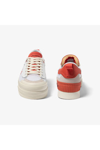 L004 Platform Kadın Beyaz Sneaker ürün fotoğrafı