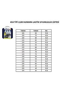 Kar Zinciri 4x4 Tipi 1100 Numara ürün fotoğrafı