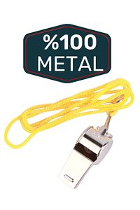 Metal Ipli Hakem Ve Deprem Düdüğü (24'LÜ) ürün fotoğrafı