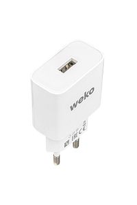 WK-21436 M7 2.1 AMPER ŞARJ BAŞLIK ADAPTÖRÜ + MICRO USB KABLO (NO:3) (4814) ürün fotoğrafı