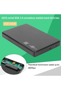 2152 2.5" Hdd Kutusu Usb Sata Harici Harddisk Kutusu Ssd Hard Disk Kılıflı ürün fotoğrafı