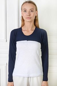 Kadın Tesettür Içe Giyilen Uzun Kol Lacivert Bolero Mcpmbl25301 ürün fotoğrafı