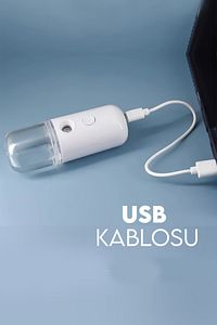 Yüz Nemlendirme Cihazı- Taşınabilir Mini Soğuk Buhar Yüz Nemlendirici Nano Sprey ürün fotoğrafı
