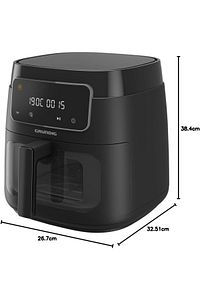 AirFit XXL Camlı Airfryer  7,6 Litre - Siyah ürün fotoğrafı