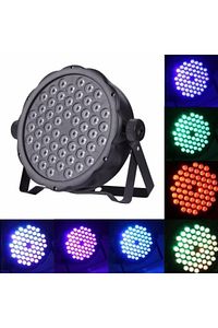 Sese Duyarlı Rgb Led 1 Watt 54x3 Led Par Sahne Işığı-parti, Disko,restoran, Bahçe, Park Plaza Vb. ürün fotoğrafı
