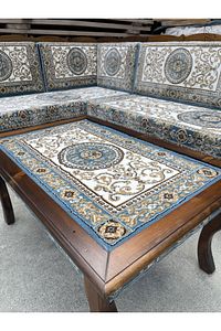 Hanzade Açık Turkuaz Şark Köşesi - 230x250cm L Köşe Takımı (1SEHPA 4KOLÇAK DAHİL) ürün fotoğrafı