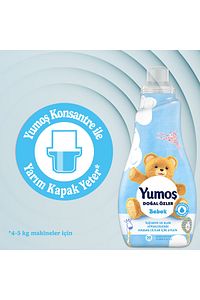 Doğal Özler Konsantre Çamaşır Yumuşatıcısı Bebek 1200 ml 50 Yıkama 3 Adet ürün fotoğrafı