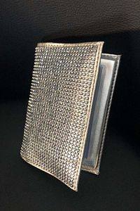 Taşlı Ruhsat Kılıfı Parlak Kristal Ruhsat Kabı ürün fotoğrafı