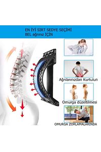 Vücut Dik Duruş Omuz Sırt Bel Omurga Düzleştirici Spor Aleti 3 Kademeli Düzeltici Masaj Sedye ürün fotoğrafı