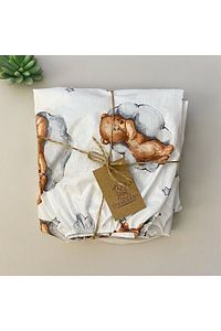 %100 Pamuk Ranforce Kumaş Lastikli Bebek Çarşafı,beşik Ve Park Yatak Çarşafı(70X110X5)(60X120X10) ürün fotoğrafı