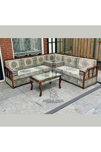 Hanzade Açık Turkuaz Şark Köşesi - 230x250cm L Köşe Takımı (1SEHPA 4KOLÇAK DAHİL) ürün fotoğrafı