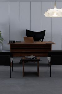 Ofis Masası - 140x60 - Makam Odası Takımı - Ofis Masası Takımı - Makam Odası Set ürün fotoğrafı