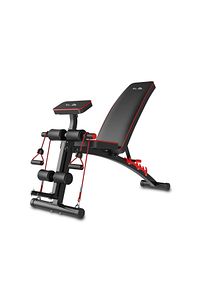 V-FIT BY VOIT D208 Katlanabilir Incline/decline Ayarlanabilir Sırt Açılı Mekik ve Ağırlık Sehpası ürün fotoğrafı