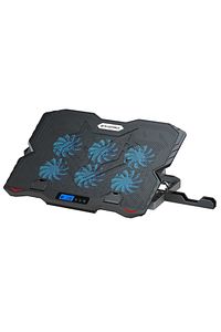 Sx-35 Snower 6 Fanlı 9-15,6 Inç Notebook Laptop Soğutucu Stand Telefon Standlı 2800rpm ürün fotoğrafı