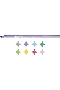 Süper Yıkanabilir 8'li Pastel Renk Keçeli Kalem / 43032 ürün fotoğrafı