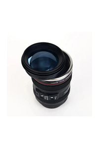 Cam Kapaklı Kamera Lens Objektif Görünümlü Termos Kupa Mug Bardak 15cm*8cm ürün fotoğrafı