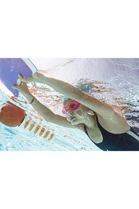 Çocuk Yüzücü Gözlüğü - Pembe/turuncu - Şeffaf Camlar - Xbase 808PSERI ürün fotoğrafı