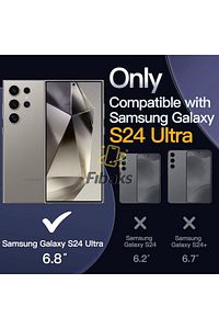 Samsung Galaxy S24 Ultra Uygulama Aparatlı 5 Parça Kamera Lens Koruyucu Cam Kamera Koruma ürün fotoğrafı