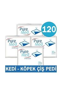 60x90 Cm Kedi Köpek Çiş Pedi 30'lu X 4 Paket (120 Adet) ürün fotoğrafı