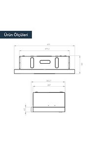 Inox Panel Sürgülü Aspiratör Ds6-905 ürün fotoğrafı